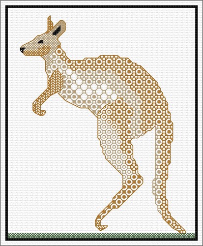 Doodlecraft blackwork kit - doodlecraft,
