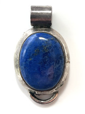 Vintage lapis lazuli - lazuli, sterling