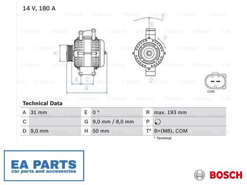 Alternator for chrysler 300 - for,