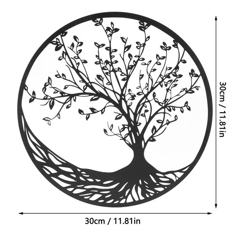 Metal tree wall art simple - tree,