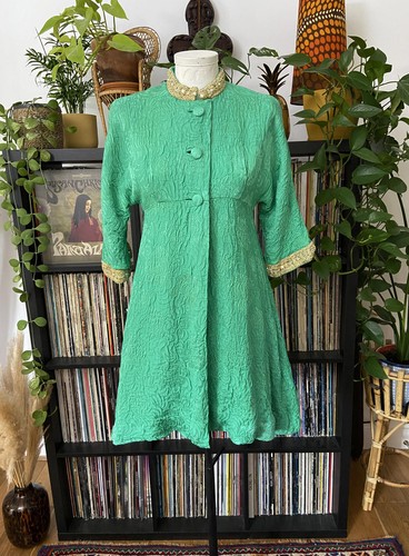 Vintage 1960s green gold - vintage,