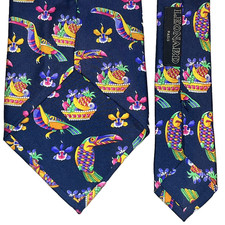 LEONARD PARIS MENS SILK TIE