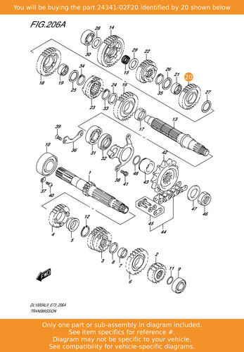 Suzuki gear 4th driven - suzuki, gear,