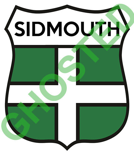 Sidmouth devon car sticker - devon,