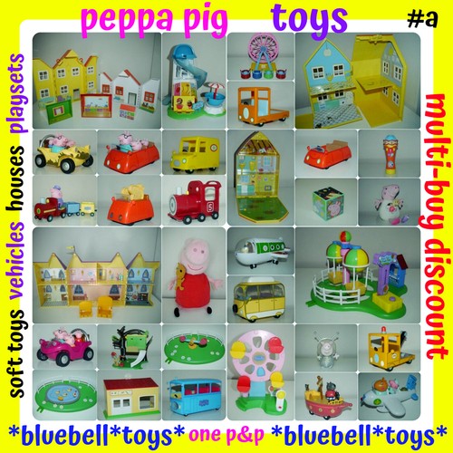 Peppa pig toys buildings cars - pig,