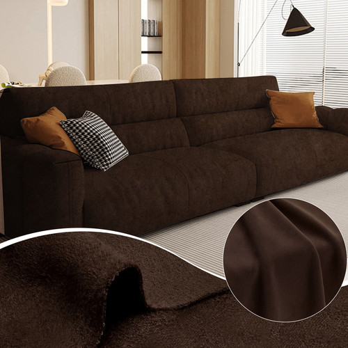Faux suede upholstery fabric - faux,