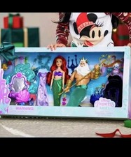Disney princess Ariel little Mermaid playset Triton Ursula Gift Set –  Figures 