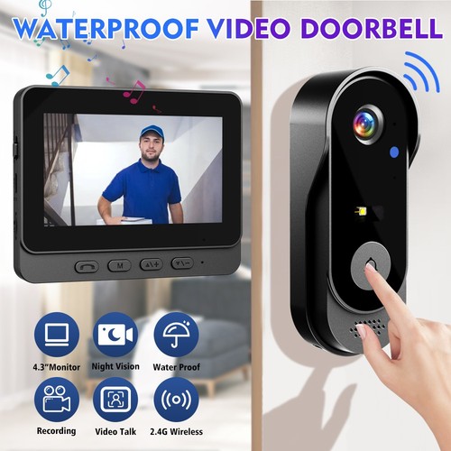 Wireless video doorbell - doorbell, smart