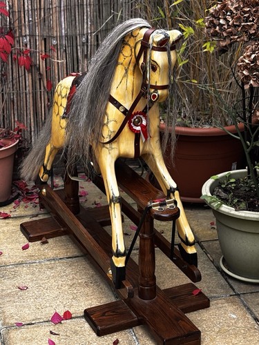 Vintage child rockin horse - vintage,