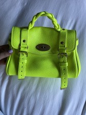 Mulberry Mini Alexa Bag Neon Yellow (Discontinued Colour) RRP £895 