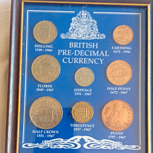Framed british pre - framed, pre-decimal