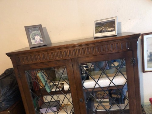 Vintage priory bookcase - vintage,