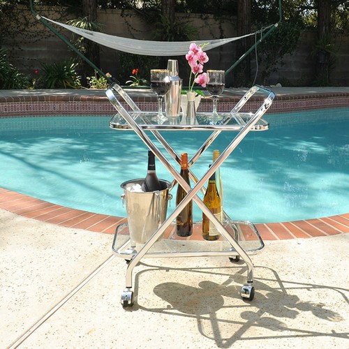Serving tray table bar cart - serving,