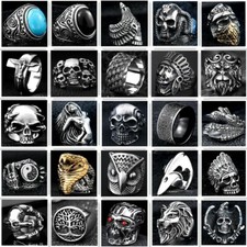 Cool Skull Man Ring 316L