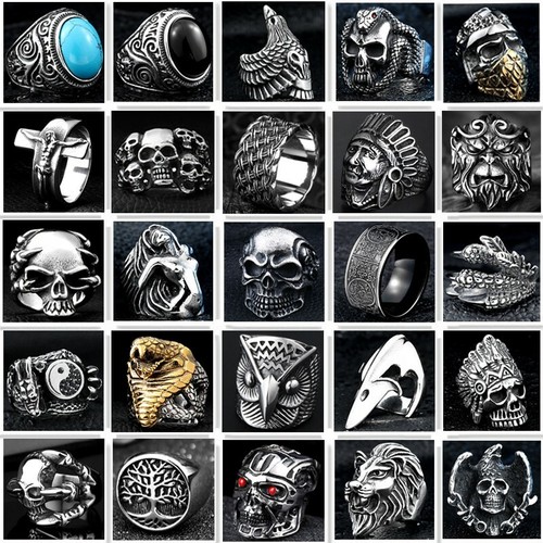 Cool skull man ring 316l - cool,