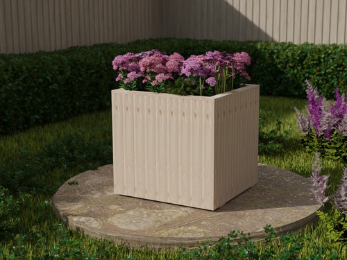 Wooden garden planter vertical - wooden,