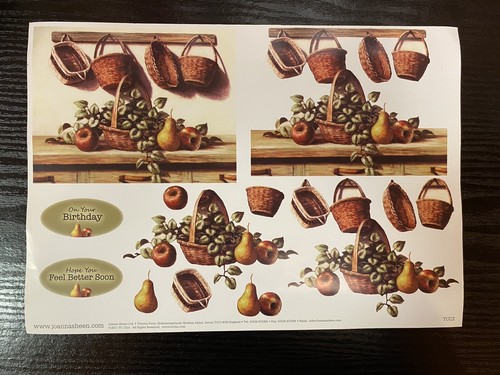 Joanna sheen decoupage fruits - sheen,