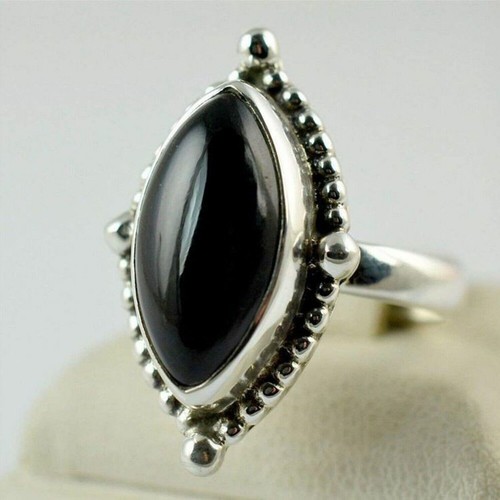 Black onyx gemstone 925 - gemstone,