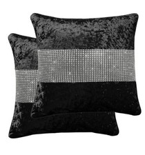 Set of 2 Crushed Velvet