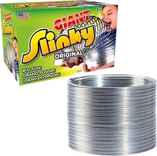 THE ORIGINAL GIANT SLINKY WALKING SPRING TOY METAL SLINKY KIDS TOYS JUST PLAY