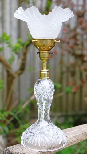 Table lamp antique - lamp, heavy