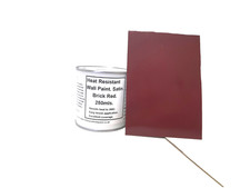 1 x 250ml Satin Brick Red Heat
