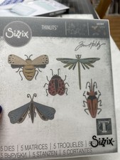 Sizzix Thinlits Dies by Tim Holtz 5pcs Funky Insects Pattern 665364