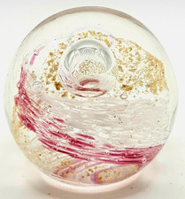 Vintage abstract pink & gold