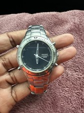 Pulsar 341009 Chronograph Analogue/ Digital All Stainless NX01-X001 Watch 100m