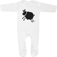 Jumping sheep baby romper - 'jumping,