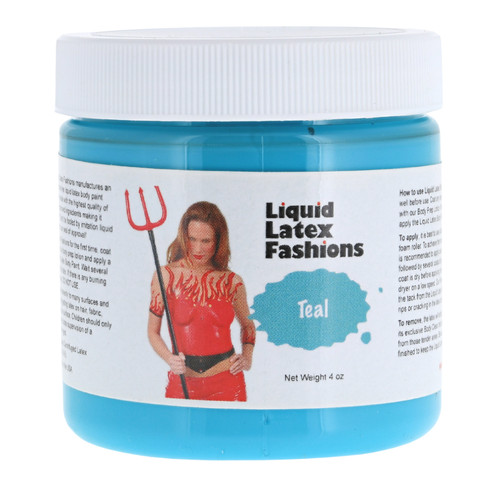 Ounce teal liquid latex body - teal,