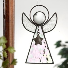 Stained Glass Angel Sun