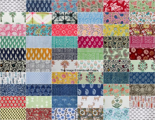 100 pcs cotton block - 100, 100%