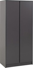 MALVERN 2 DOOR WARDROBE GREY