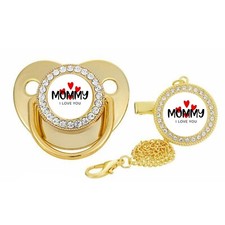 I love Mom & Dad baby pacifier