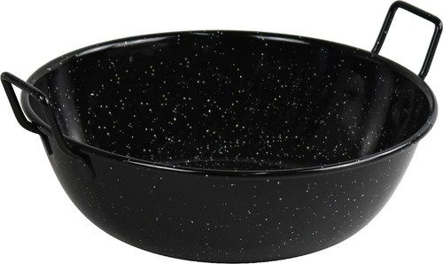 Enamel karai wok heavy duty - enamel,