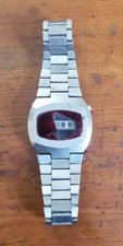 Vtg Novus LED Red Lens Watch