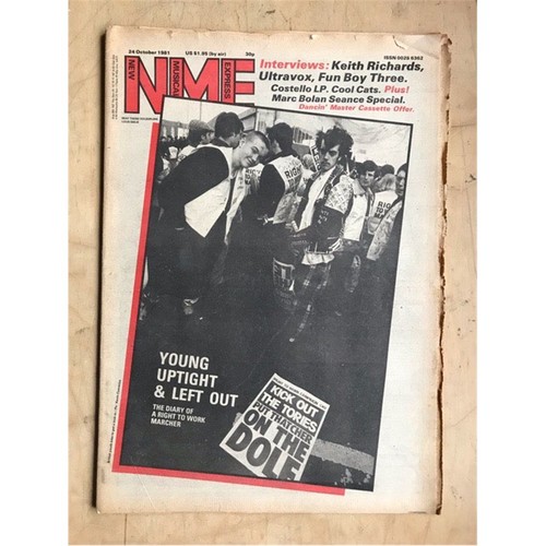 Various 1981 nme magazine oct - various,