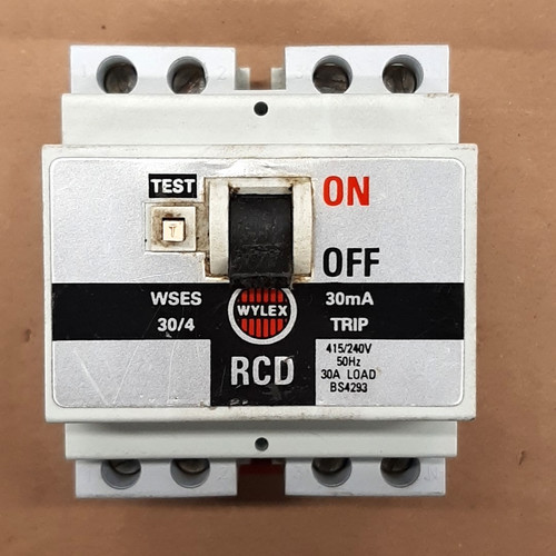 Wylex amp 30ma rcd - 30,