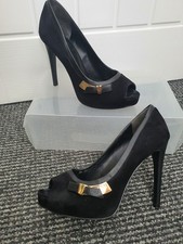 Guess. Black Suede & Leather