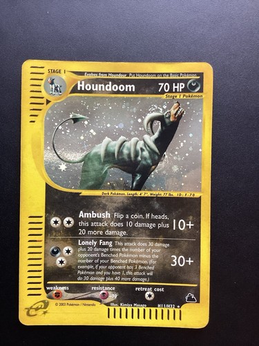 Houndoom h11 h32 skyridge - houndoom,