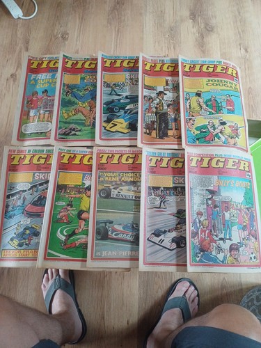 Tiger comic magazines - x,