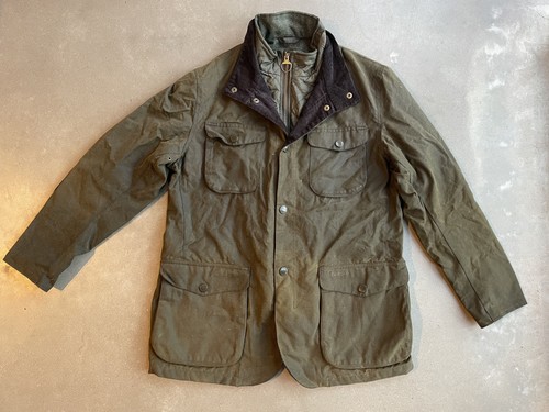 Barbour ogston waxed jacket - barbour,