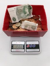 Vintage UK Pre Decimal Coins and Banknotes Mixed Lot 1.5kg Collectable