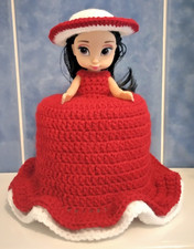 Handmade Crochet Doll Toilet