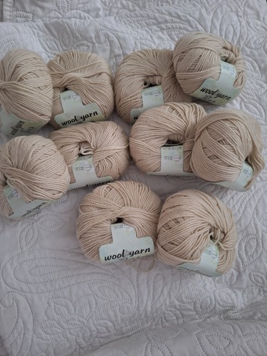 50g balls wool beige - balls,