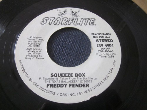 Freddy fender squeeze box - -, 7"