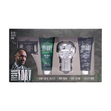 Tyson Fury Platinum 100ml Eau de Toilette,100ml Body Wash, 100ml Body Lotion Set