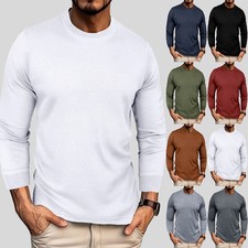 Mens Waffle Long Sleeve T