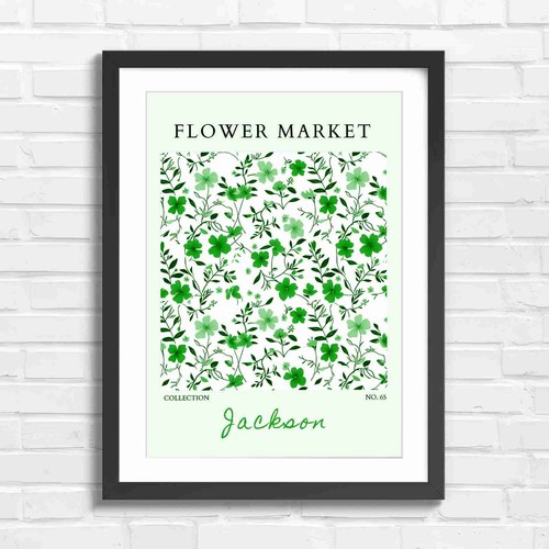 Floral market botanical - floral,